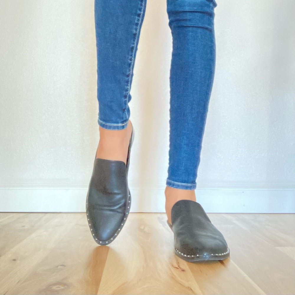Size 8 target loafers black Super cute